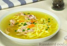Photo of Домашний куриный суп с лапшой